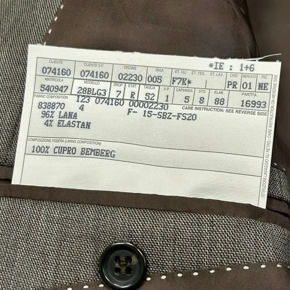 Ermenegildo Zegna Soft Gray Wool Blend Suit 52R / 42R